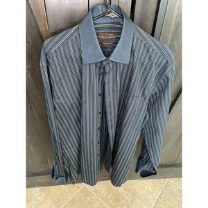 2 Men's Dress Shirt Lot Michael Kors and Tiglio 16